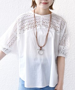 セール】CHEMICAL LACE VEST WITH BLOUSE（シャツ/ブラウス）｜Ameri 