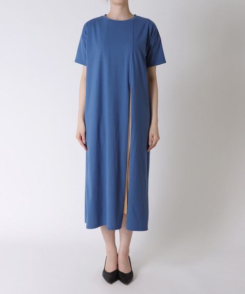 Three Four Time(スリーフォータイム)の「『2枚セット』サイドスリットワンピース×プリーツワンピース(ワンピース・レディース・ブラック/ブルー/グリーン・FREE)」の11枚目の写真