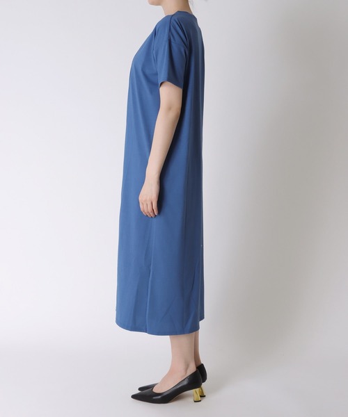 Three Four Time(スリーフォータイム)の「『2枚セット』サイドスリットワンピース×プリーツワンピース(ワンピース・レディース・ブラック/ブルー/グリーン・FREE)」の12枚目の写真