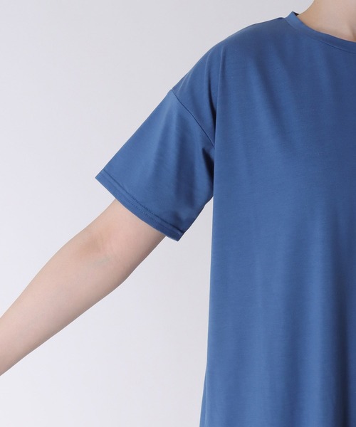 Three Four Time(スリーフォータイム)の「『2枚セット』サイドスリットワンピース×プリーツワンピース(ワンピース・レディース・ブラック/ブルー/グリーン・FREE)」の15枚目の写真