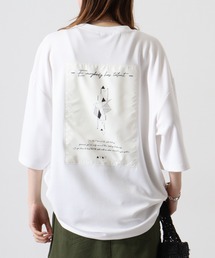 WS select 接触冷感クールポンチ  オーバーサイズＴシャツ