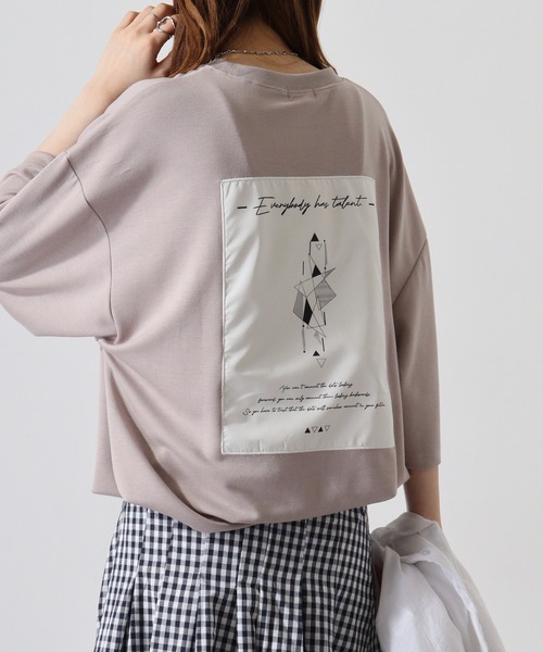 FUNALIVE(ファンアライブ)の「WS select 接触冷感クールポンチ オーバーサイズTシャツ(Tシャツ/カットソー・メンズ・ホワイト系その他/ブラック系その他/ブルーグリーン/ブラック/グレイッシュベージュ/ホワイト・M/L)」の5枚目の写真