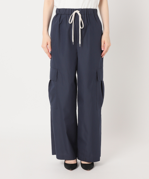 Spick & Span（スピックアンドスパン）の「カーゴポケットイージーパンツ（カーゴパンツ・レディース・ネイビー・FREE）」の14枚目の写真