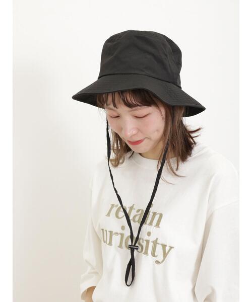 Samansa Mos2（サマンサ モスモス）の「【マルチファンクション】被る日傘ハット（ハット・レディース・ベージュ/ブラック・F）」の6枚目の写真