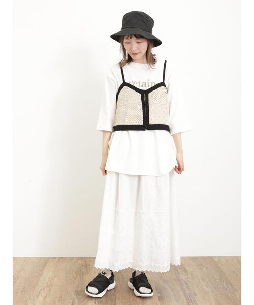 Samansa Mos2（サマンサ モスモス）の「【マルチファンクション】被る日傘ハット（ハット・レディース・ベージュ/ブラック・F）」の8枚目の写真