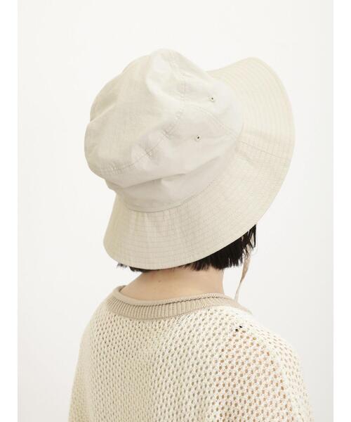 Samansa Mos2（サマンサ モスモス）の「【マルチファンクション】被る日傘ハット（ハット・レディース・ベージュ/ブラック・F）」の9枚目の写真