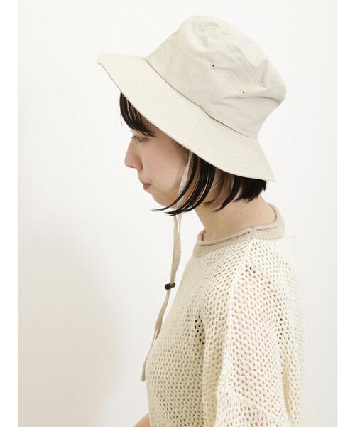 Samansa Mos2（サマンサ モスモス）の「【マルチファンクション】被る日傘ハット（ハット・レディース・ベージュ/ブラック・F）」の10枚目の写真