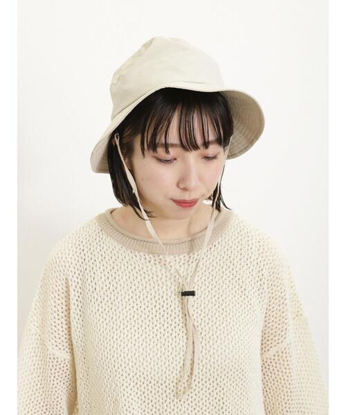 Samansa Mos2（サマンサ モスモス）の「【マルチファンクション】被る日傘ハット（ハット・レディース・ベージュ/ブラック・F）」の11枚目の写真