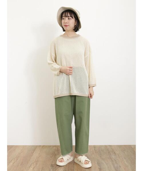 Samansa Mos2（サマンサ モスモス）の「【マルチファンクション】被る日傘ハット（ハット・レディース・ベージュ/ブラック・F）」の12枚目の写真