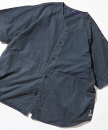 NAUTICA | NAUTICA/ノーティカ Garment Dyed Baseball Shirt S/S/ガーメントダイ ベースボールシャツ ショートスリーブ(シャツ/ブラウス)