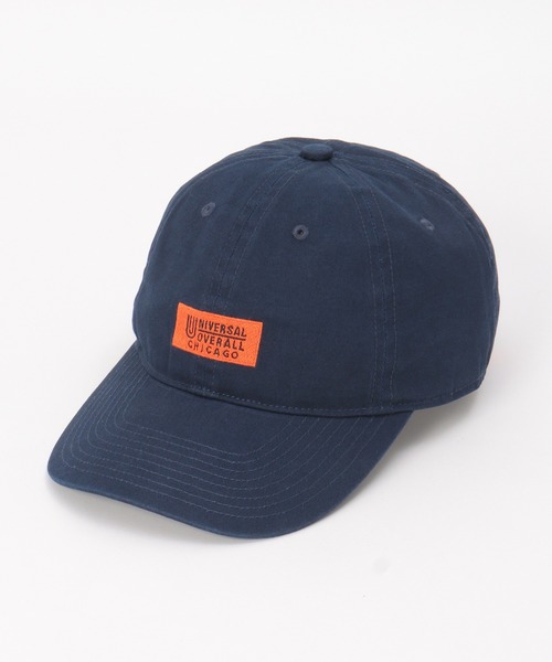 UNIVERSAL OVERALL(ユニバーサルオーバーオール)の「UNIVERSAL OVERALL ユニバーサルオーバーオール ロゴ刺繍ツイルキャップ(キャップ・メンズ・ベージュ/ネイビー/ブラック・FREE)」の3枚目の写真