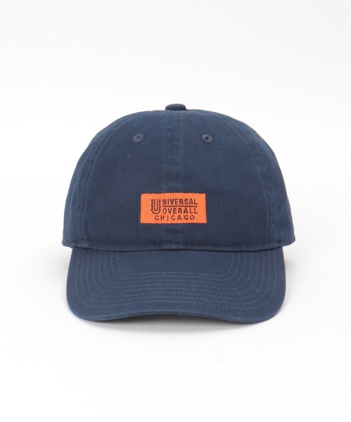 UNIVERSAL OVERALL(ユニバーサルオーバーオール)の「UNIVERSAL OVERALL ユニバーサルオーバーオール ロゴ刺繍ツイルキャップ(キャップ・メンズ・ベージュ/ネイビー/ブラック・FREE)」の5枚目の写真