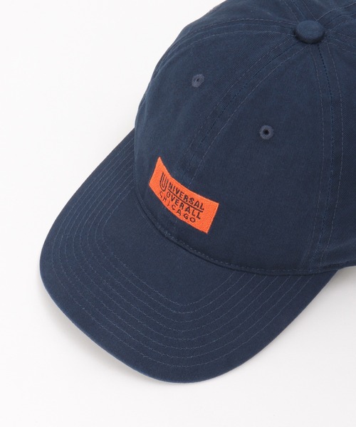 UNIVERSAL OVERALL(ユニバーサルオーバーオール)の「UNIVERSAL OVERALL ユニバーサルオーバーオール ロゴ刺繍ツイルキャップ(キャップ・メンズ・ベージュ/ネイビー/ブラック・FREE)」の12枚目の写真