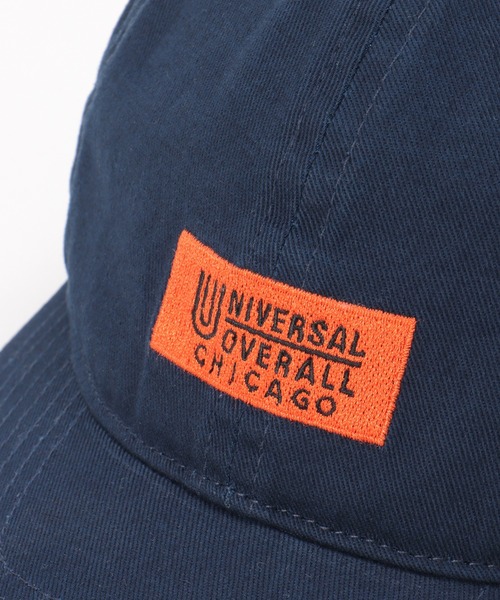 UNIVERSAL OVERALL(ユニバーサルオーバーオール)の「UNIVERSAL OVERALL ユニバーサルオーバーオール ロゴ刺繍ツイルキャップ(キャップ・メンズ・ベージュ/ネイビー/ブラック・FREE)」の14枚目の写真