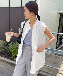 fredy emue | ミリタリーシャツジレ(ベスト)