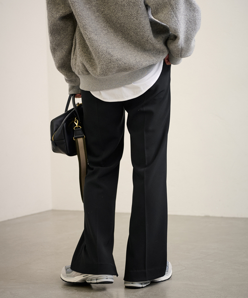 FRAMeWORK（フレームワーク）の「≪追加≫ダブルクロススリットパンツ5（スラックス・レディース・ネイビー/ブラック・36/34/40/38）」の16枚目の写真