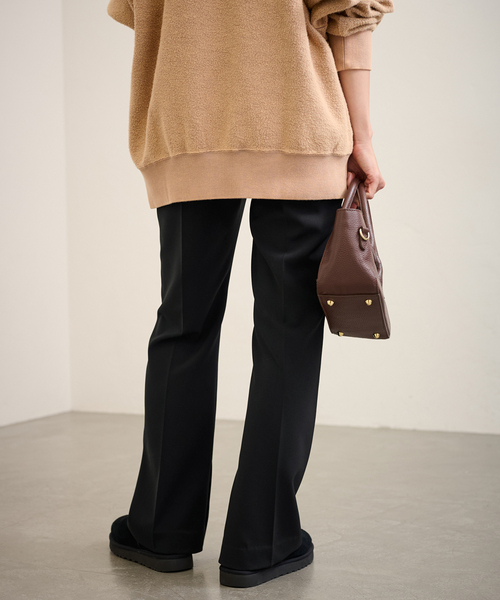 FRAMeWORK（フレームワーク）の「≪追加≫ダブルクロススリットパンツ5（スラックス・レディース・ネイビー/ブラック・36/34/40/38）」の10枚目の写真