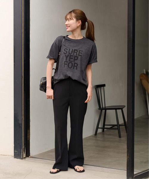 FRAMeWORK（フレームワーク）の「≪追加≫ダブルクロススリットパンツ5（スラックス・レディース・ネイビー/ブラック・36/34/40/38）」の11枚目の写真