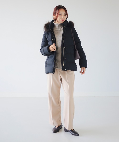 B:MING by BEAMS ネイビー ダウンジャケット M　河田ダウン　新品 河田 ミドル ダウンジャケット（S～L）（ダウンジャケット
