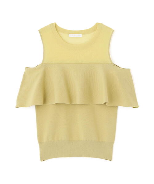 PROPORTION BODY DRESSING（プロポーションボディドレッシング）の「デコルテシアーフレアニット / 1214270706（ニット/セーター・レディース・ブラウン系その他/イエロー/ブラック・FREE）」の11枚目の写真