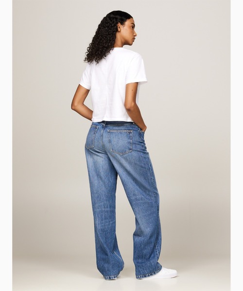 TOMMY HILFIGER(トミーヒルフィガー)の「ニートクルーネックTシャツ(Tシャツ/カットソー・レディース・ホワイト/ネイビー・SMALL/MEDIUM/X-SMALL)」の10枚目の写真