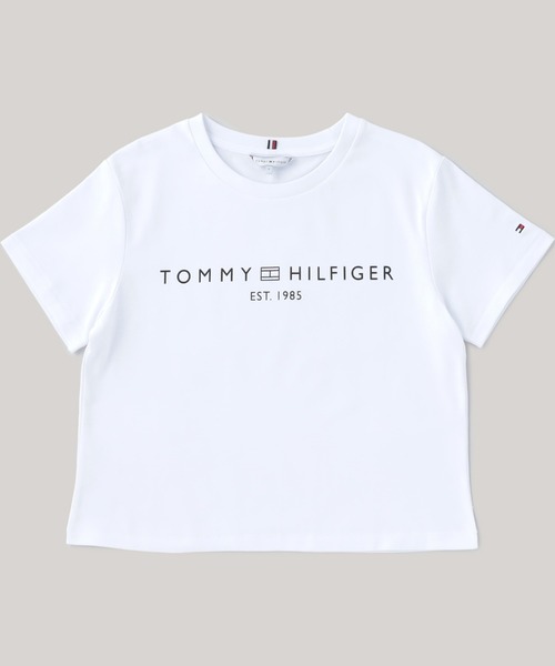 TOMMY HILFIGER(トミーヒルフィガー)の「ニートクルーネックTシャツ(Tシャツ/カットソー・レディース・ホワイト/ネイビー・SMALL/MEDIUM/X-SMALL)」の13枚目の写真