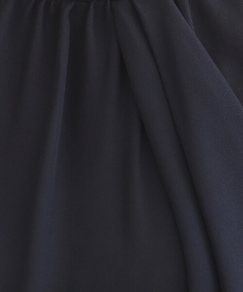 index（インデックス）の「◆アシメボウタイブラウス【洗濯機洗い可/イージーアイロン】（シャツ/ブラウス・レディース・ナチュラル/ホワイト系3/ネイビー・40/38/42/36）」の11枚目の写真