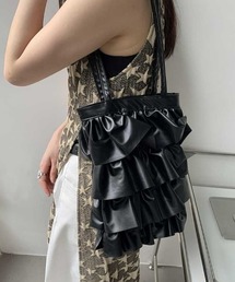 tiered frill mini tote
