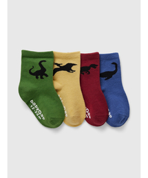 GAP | Babygap 恐竜 クルーソックス 4足セット(ソックス/靴下)
