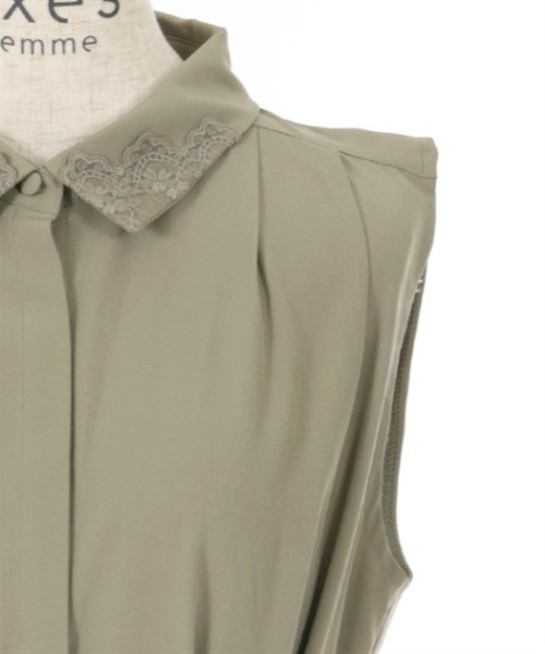 axes femme（アクシーズファム）の「ウエストタックジレワンピース（ワンピース・レディース・ベージュ/ネイビー/カーキ・FREE）」の13枚目の写真