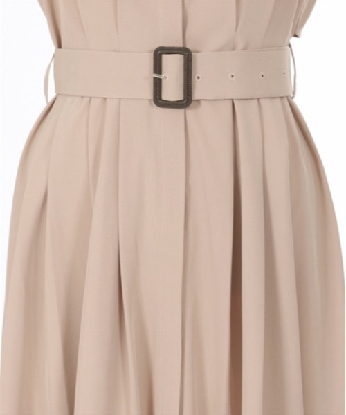 axes femme（アクシーズファム）の「ウエストタックジレワンピース（ワンピース・レディース・ベージュ/ネイビー/カーキ・FREE）」の6枚目の写真