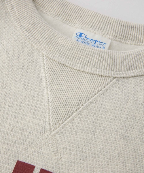 Champion（チャンピオン）の「MILKFED.ⅹCHAMPION SWEAT TOP（スウェット・レディース・ネイビー/オレンジ/チャコール/オートミール・S/M）」の16枚目の写真