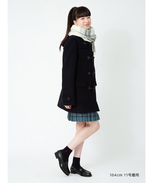 EASTBOY（イーストボーイ）の「マフラー リバーシブル スクール（マフラー・キッズ・アイボリー/杢グレー・F）」の15枚目の写真