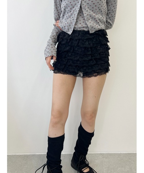 WC(ダブル シー)の「レースピチショートパンツ(その他パンツ・レディース・ブラック/ホワイト・FREE)」の12枚目の写真