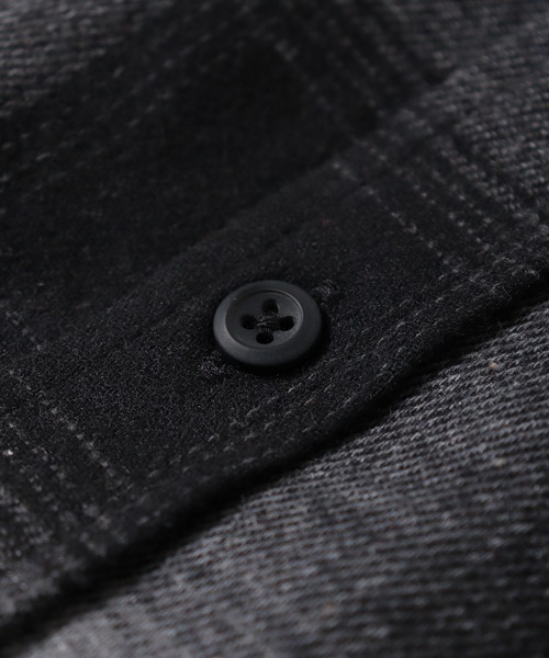 GLOVE HOUSE(グローブハウス)の「GROVE HOUSE TCネルチェックシャツ(シャツ/ブラウス・メンズ・ブラック/ホワイト/ブルー/ブラウン/ダークグリーン/レッド/サックスブルー/ベージュ・L/M/LL)」の11枚目の写真