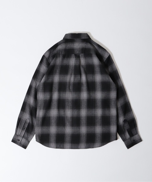 GLOVE HOUSE(グローブハウス)の「GROVE HOUSE TCネルチェックシャツ(シャツ/ブラウス・メンズ・ブラック/ホワイト/ブルー/ブラウン/ダークグリーン/レッド/サックスブルー/ベージュ・L/M/LL)」の13枚目の写真