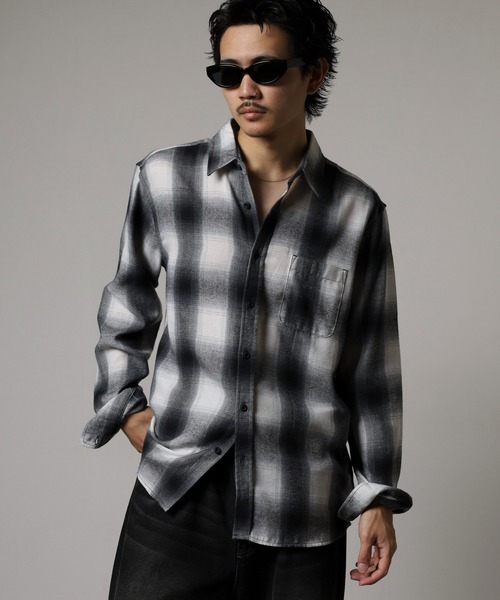 セール】GROVE HOUSE TCネルチェックシャツ（シャツ/ブラウス）｜GLOVE