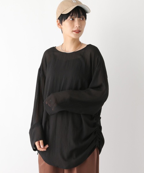 LEPSIM♡シアードロストチュニックワンピース セール】シアードロストチュニックワンピース 138020