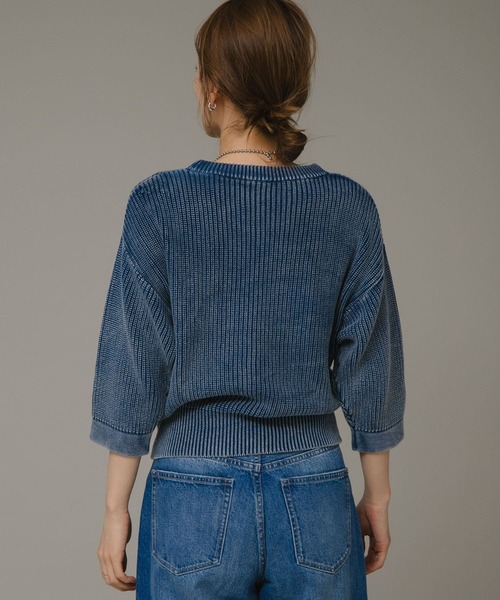 URBAN RESEARCH Sonny Label（アーバンリサーチサニーレーベル）の「ピグメントアゼニット（ニット/セーター・レディース・ブルー/レッド/ブラック・FREE）」の22枚目の写真