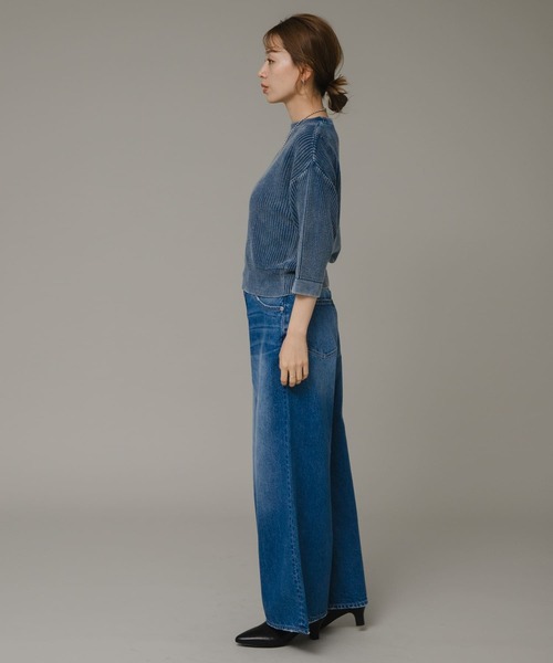 URBAN RESEARCH Sonny Label（アーバンリサーチサニーレーベル）の「ピグメントアゼニット（ニット/セーター・レディース・ブルー/レッド/ブラック・FREE）」の19枚目の写真