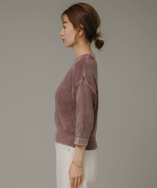 URBAN RESEARCH Sonny Label（アーバンリサーチサニーレーベル）の「ピグメントアゼニット（ニット/セーター・レディース・ブルー/レッド/ブラック・FREE）」の16枚目の写真