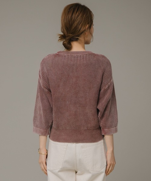 URBAN RESEARCH Sonny Label（アーバンリサーチサニーレーベル）の「ピグメントアゼニット（ニット/セーター・レディース・ブルー/レッド/ブラック・FREE）」の15枚目の写真