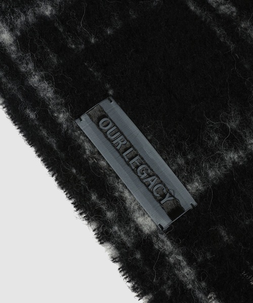 Our Legacy（アワーレガシー）の「OUR LEGACY ESTATE SCARF（マフラー・メンズ・ブラック・O/S）」の5枚目の写真