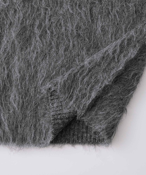 MONO-MART（モノマート）の「ボリュームシャギーミックスジャガードクルーニット（ニット/セーター・レディース・アイボリー/グレー/ブラウン系/ブルー/ブラック系・S/FREE）」の8枚目の写真