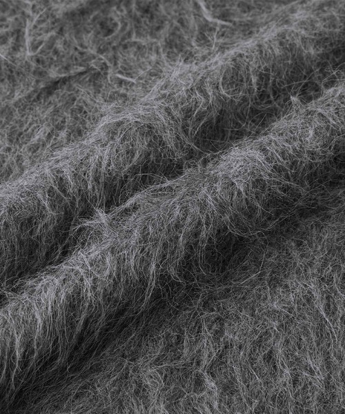 MONO-MART（モノマート）の「ボリュームシャギーミックスジャガードクルーニット（ニット/セーター・レディース・アイボリー/グレー/ブラウン系/ブルー/ブラック系・S/FREE）」の9枚目の写真