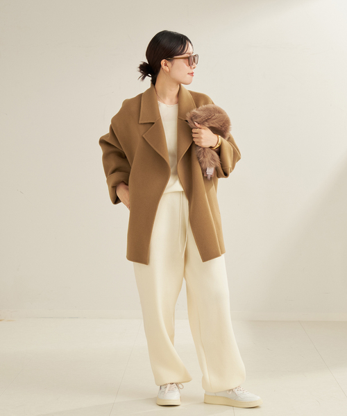 plage（プラージュ）の「ハミルトン リバーシャツジャケット（その他アウター・レディース・アイボリー/キャメル・38/36）」の7枚目の写真