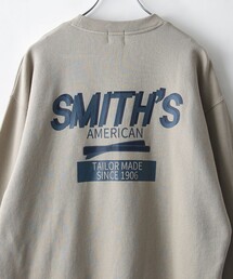 SMITH'S(スミス)別注グラフィックプリントスウェット(WEB限定カラー)