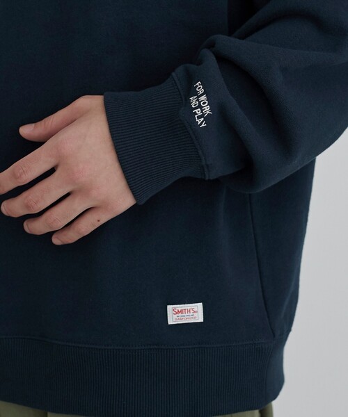 SMITH'S(スミス)の「SMITH'S(スミス)別注グラフィックプリントスウェット(WEB限定カラー)(スウェット・メンズ・ブラック/ダークグリーン/グレー/ベージュ・XL/L/M)」の6枚目の写真