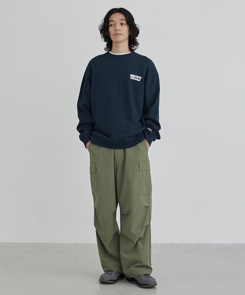 SMITH'S(スミス)の「SMITH'S(スミス)別注グラフィックプリントスウェット(WEB限定カラー)(スウェット・メンズ・ブラック/ダークグリーン/グレー/ベージュ・XL/L/M)」の7枚目の写真