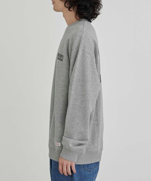 SMITH'S(スミス)の「SMITH'S(スミス)別注グラフィックプリントスウェット(WEB限定カラー)(スウェット・メンズ・ブラック/ダークグリーン/グレー/ベージュ・XL/L/M)」の12枚目の写真